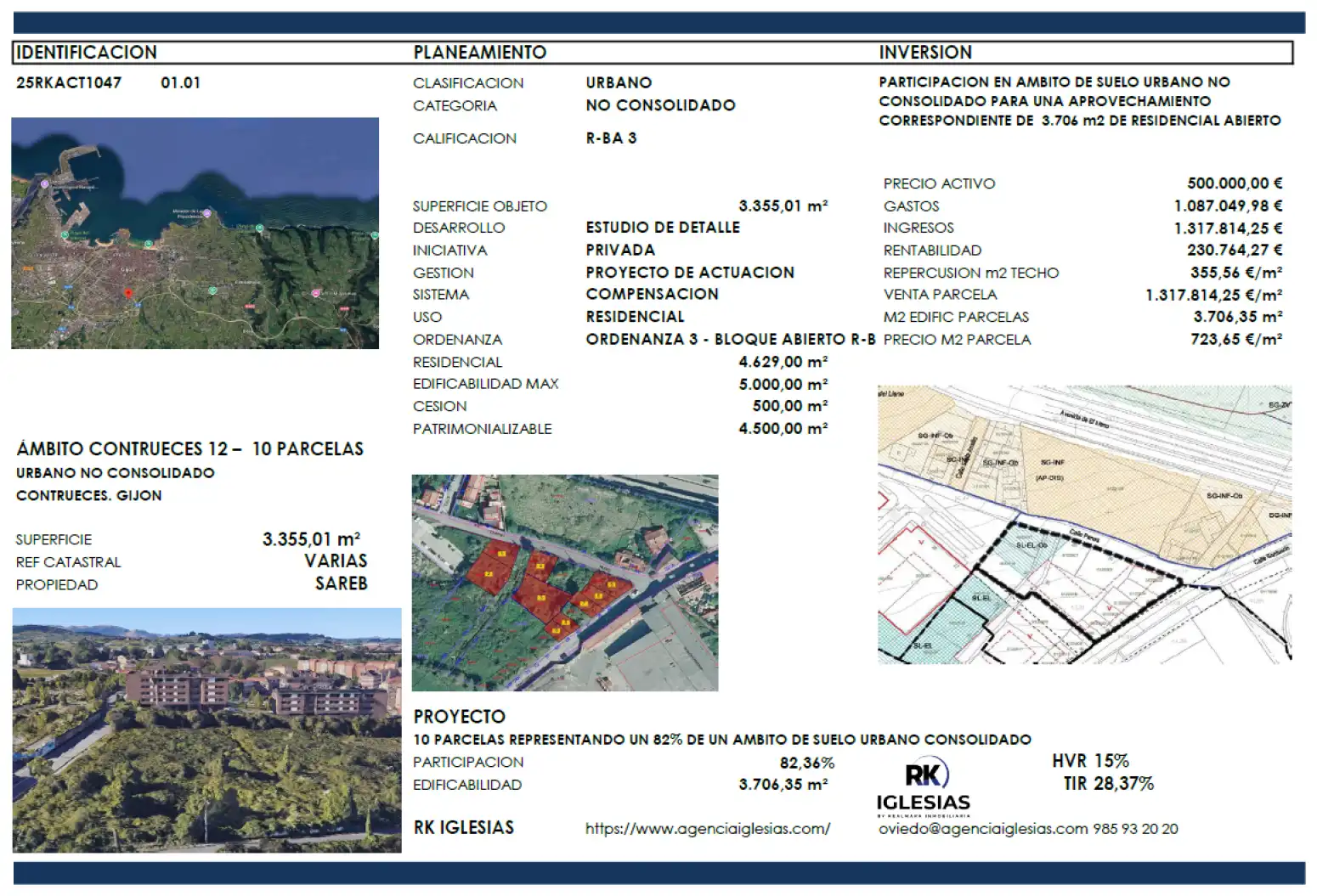 Land for sale in Gijón 