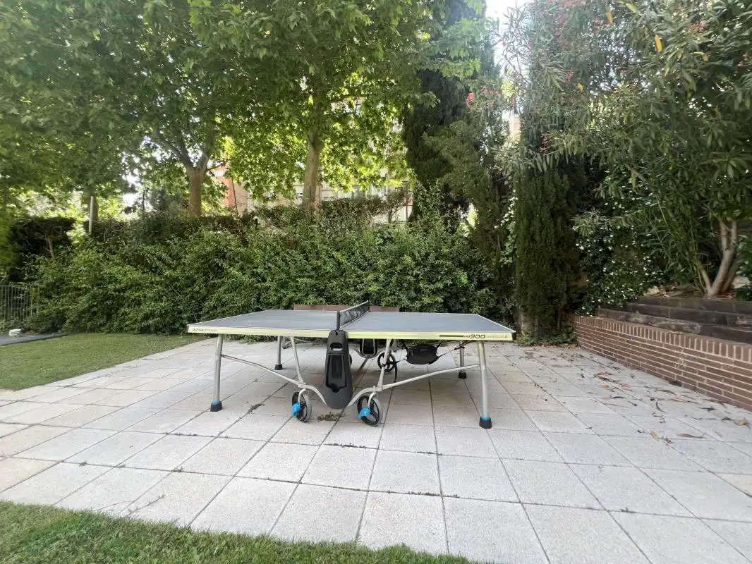 Garden of Flat for rent in Madrid  with Air Conditioner, Heating and Swimming Pool