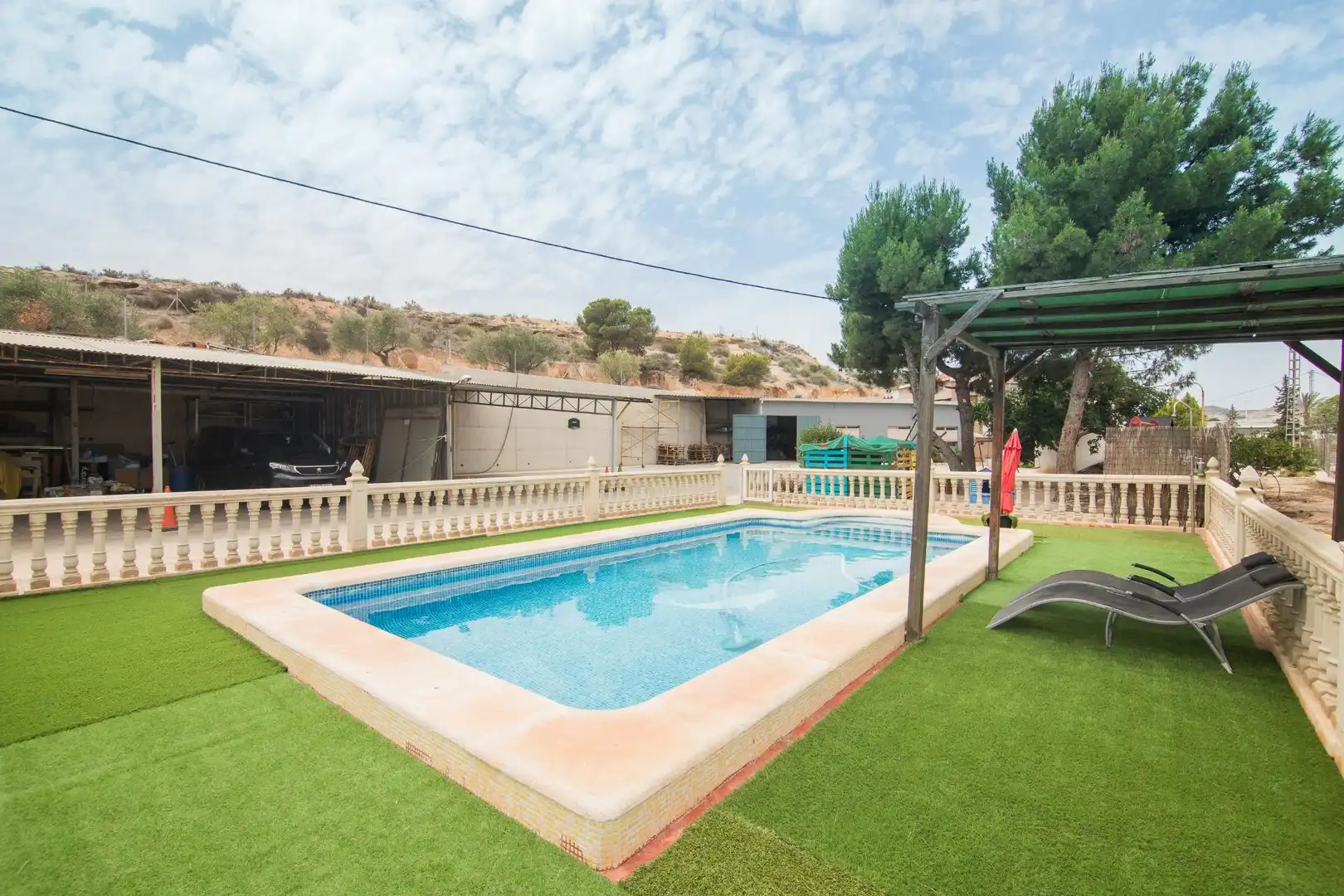 Swimming pool of Houses for sale in Elche / Elx  with Private garden, Terrace and Storage room