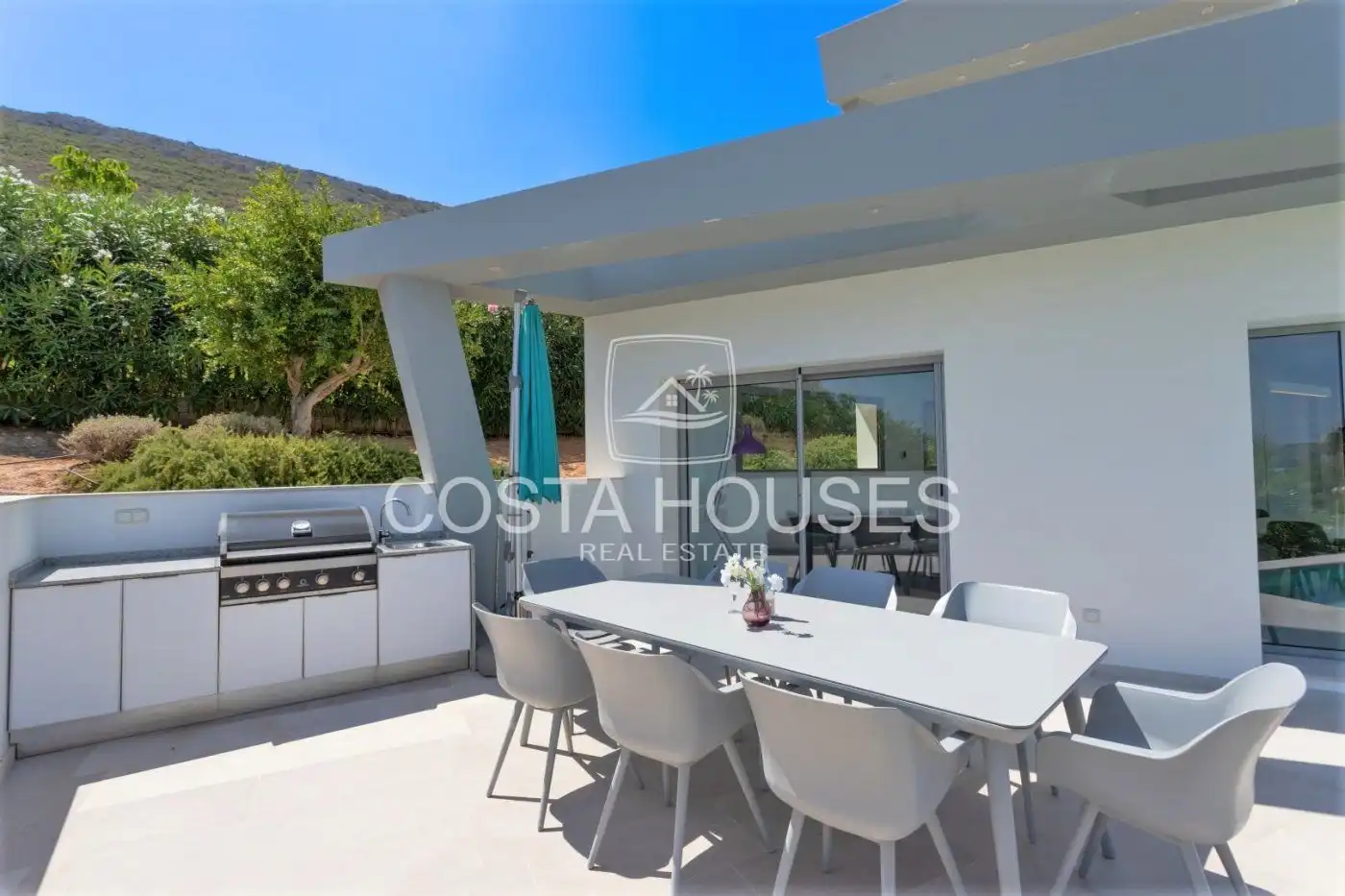 Terrace of Houses for sale in Jávea / Xàbia  with Air Conditioner, Private garden and Terrace