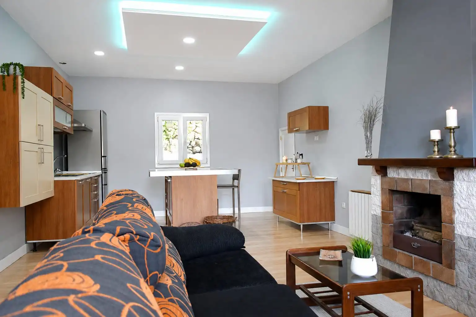 Sala d'estar de Casa o xalet en venda en Teror amb Calefacció, Jardí privat i Terrassa