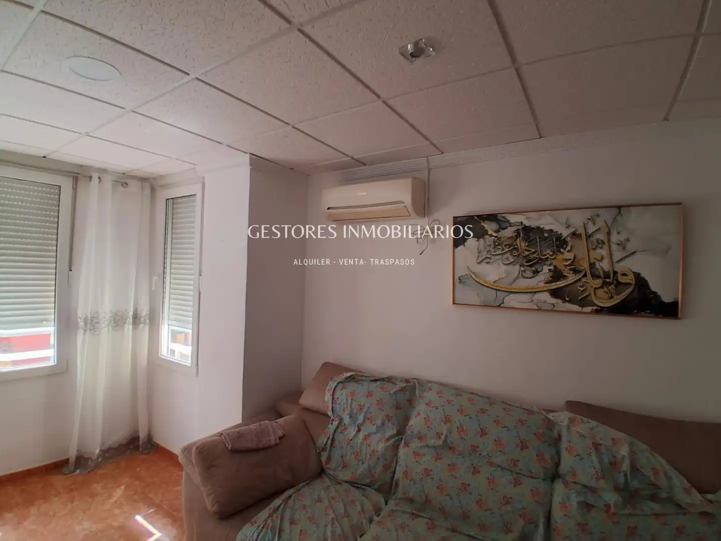 Sala de estar de Ático en venta en Alcoy / Alcoi con Aire acondicionado y Amueblado