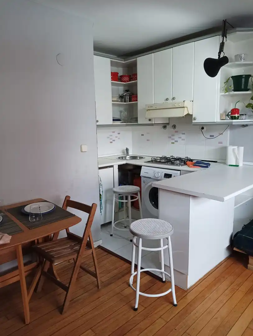 Cuina de Apartament de lloguer en Gorliz amb Calefacció, Terrassa i Moblat