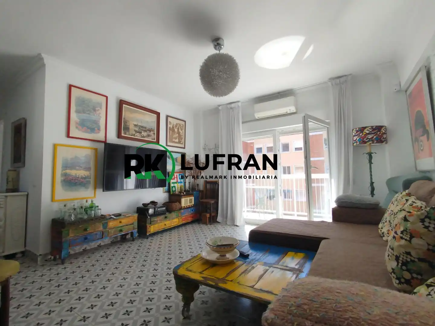 Sala de estar de Piso en venta en Alicante / Alacant con Aire acondicionado y Balcón