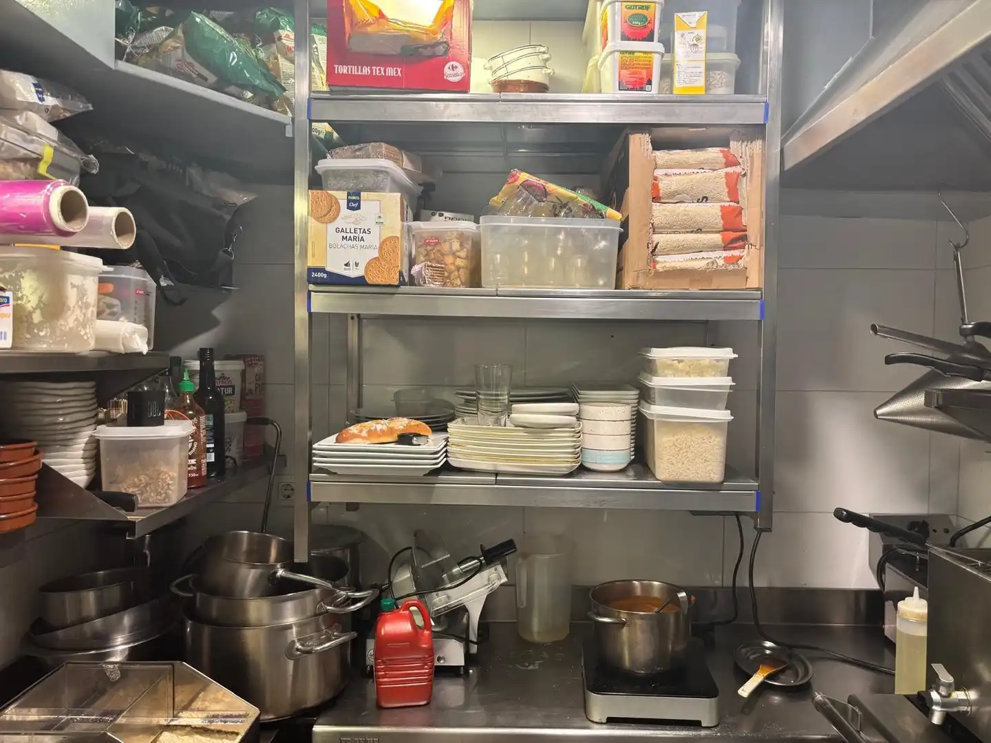 Cocina de Local en traspaso en Barcelona con Aire acondicionado, Terraza y Amueblado