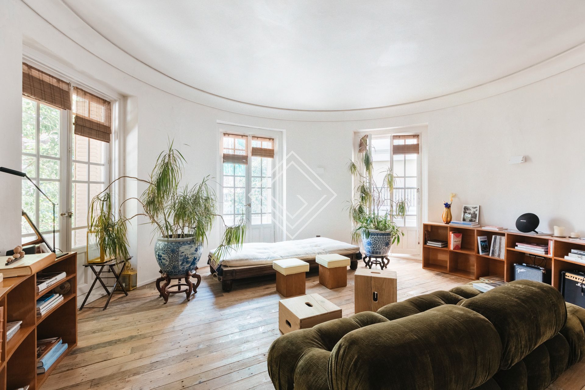 Sala de estar de Piso en venta en  Madrid Capital con Aire acondicionado, Calefacción y Terraza