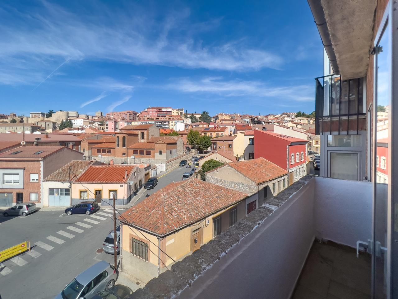 Exterior view of Flat for sale in Ávila Capital  with Heating, Parquet flooring and Terrace