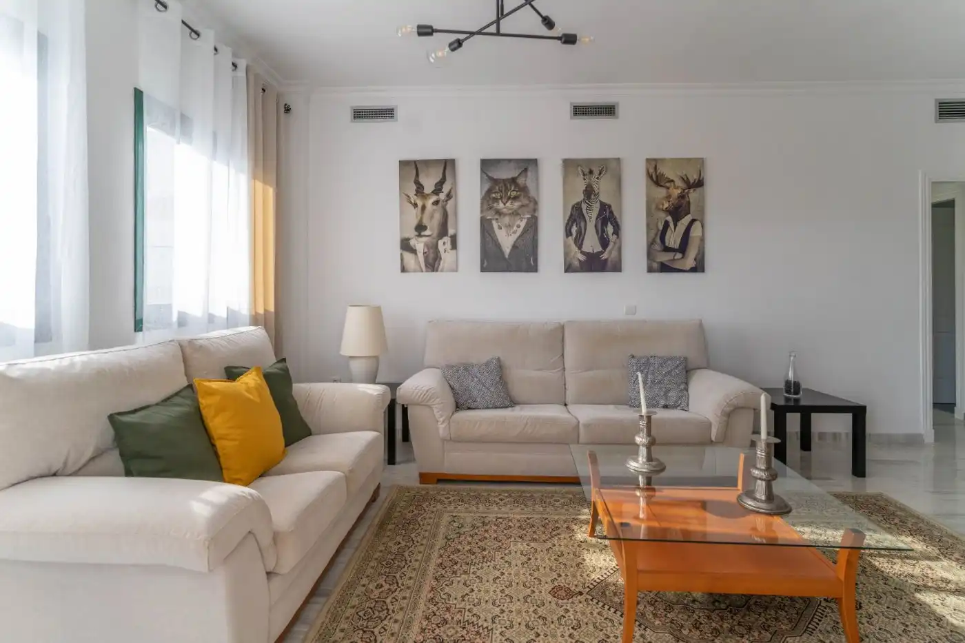 Sala d'estar de Pis de lloguer en Alhaurín Golf 