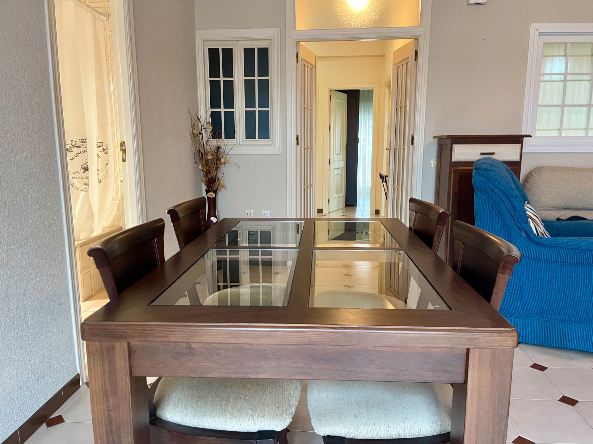 Menjador de Pis per a compartir en Belmez amb Aire condicionat, Calefacció i Terrassa