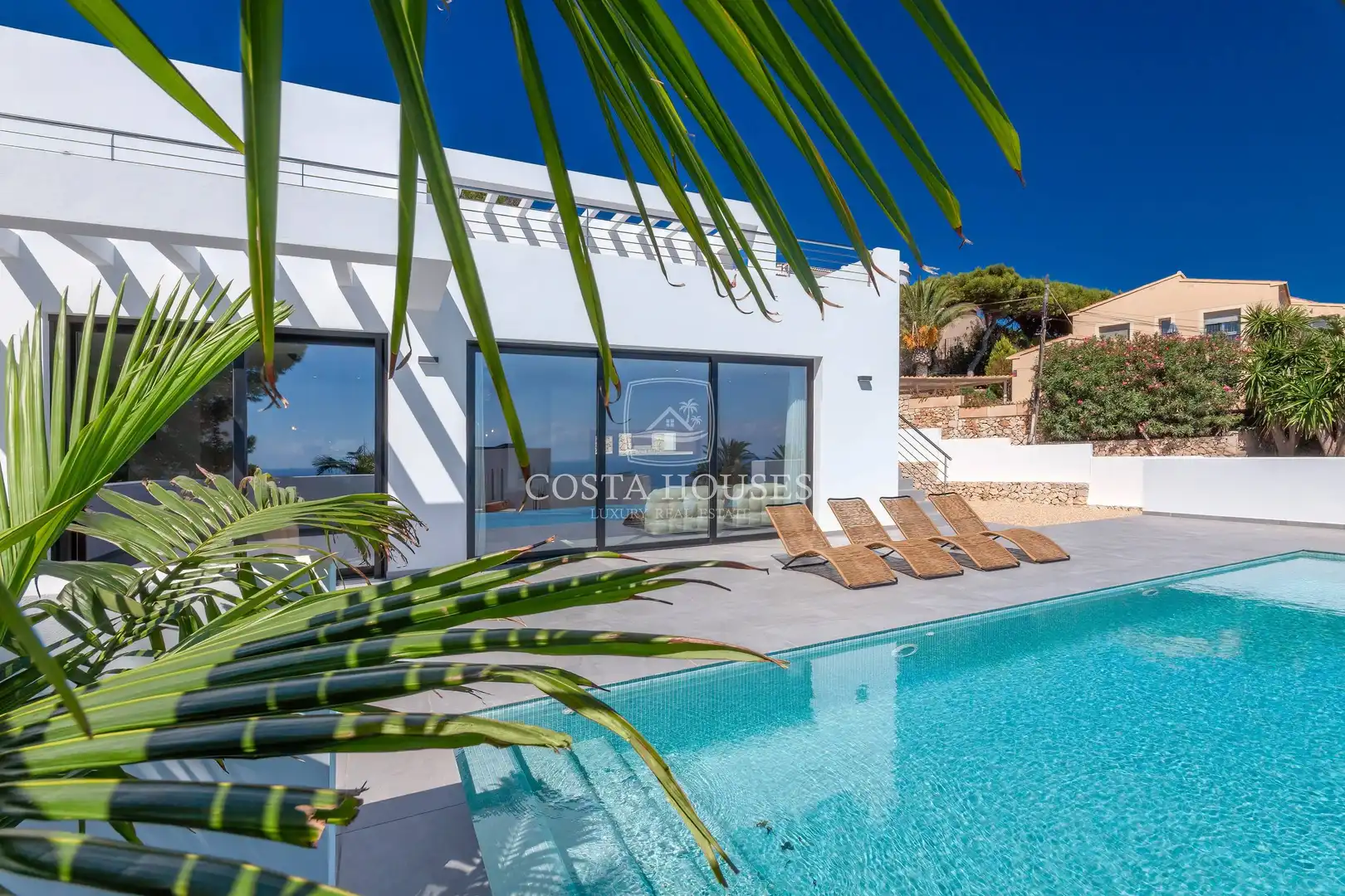 Exterior view of Houses for sale in Jávea / Xàbia  with Air Conditioner, Private garden and Terrace