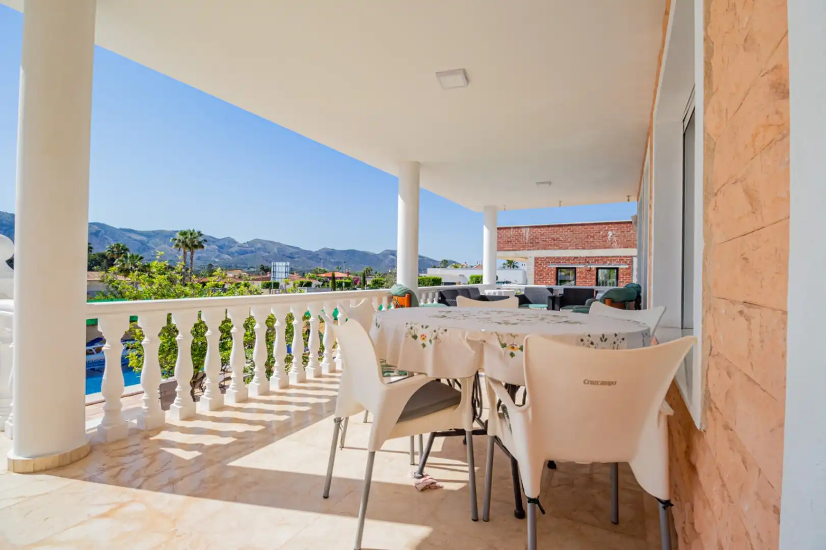 Terraza de Casa o chalet en venta en L'Alfàs del Pi con Aire acondicionado, Calefacción y Jardín privado