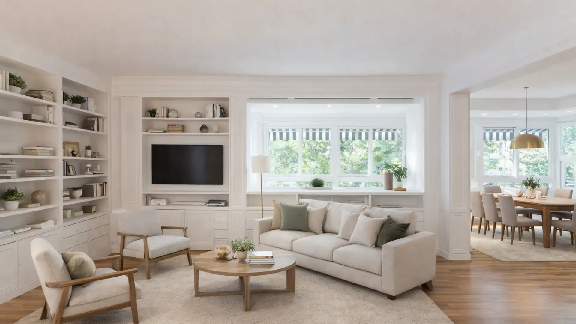 Sala de estar de Piso en venta en  Madrid Capital con Aire acondicionado, Calefacción y Jardín privado