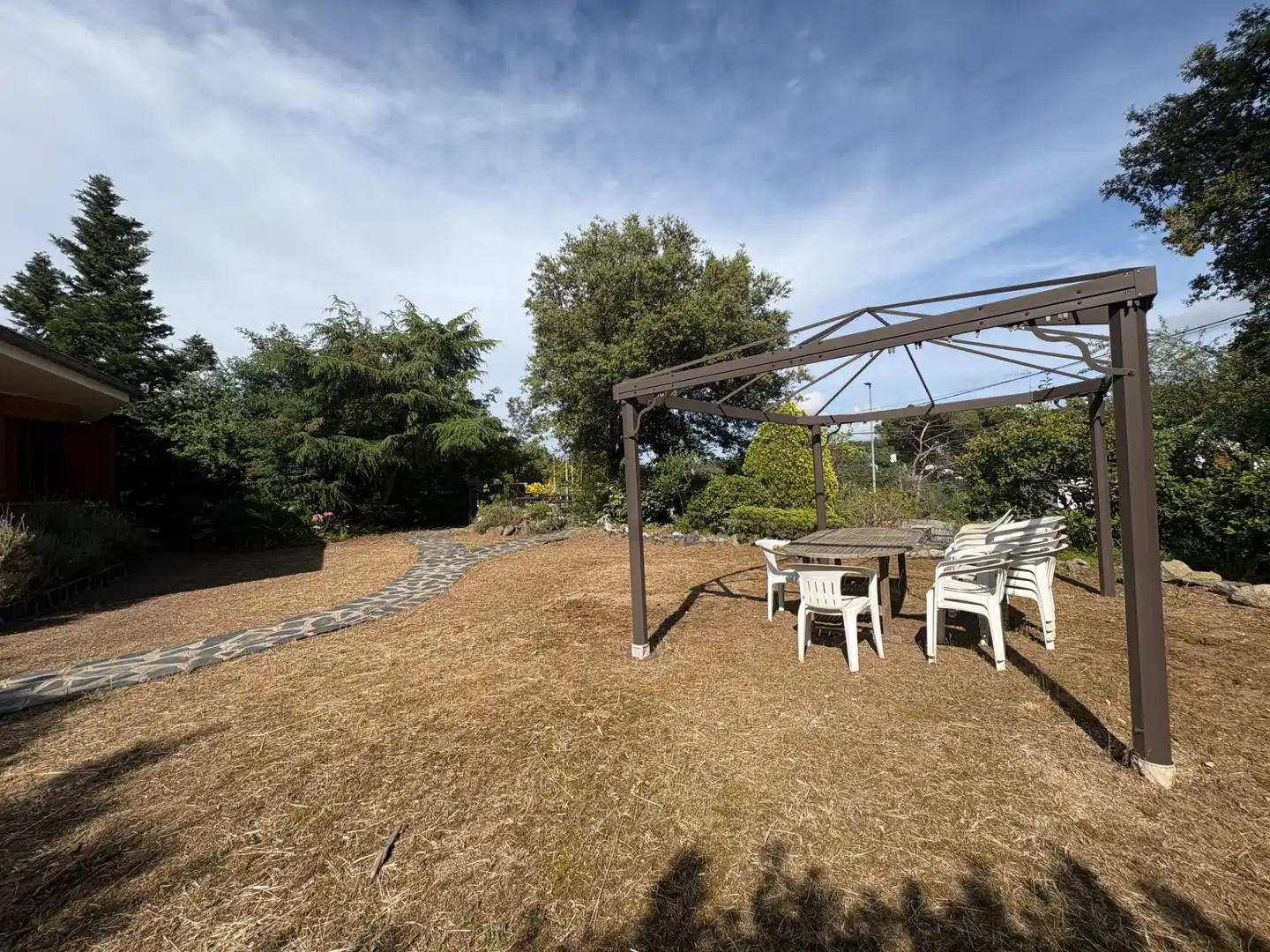 Terrasse von Haus oder Chalet zum Verkauf in Vallgorguina mit Heizung und Privatgarten