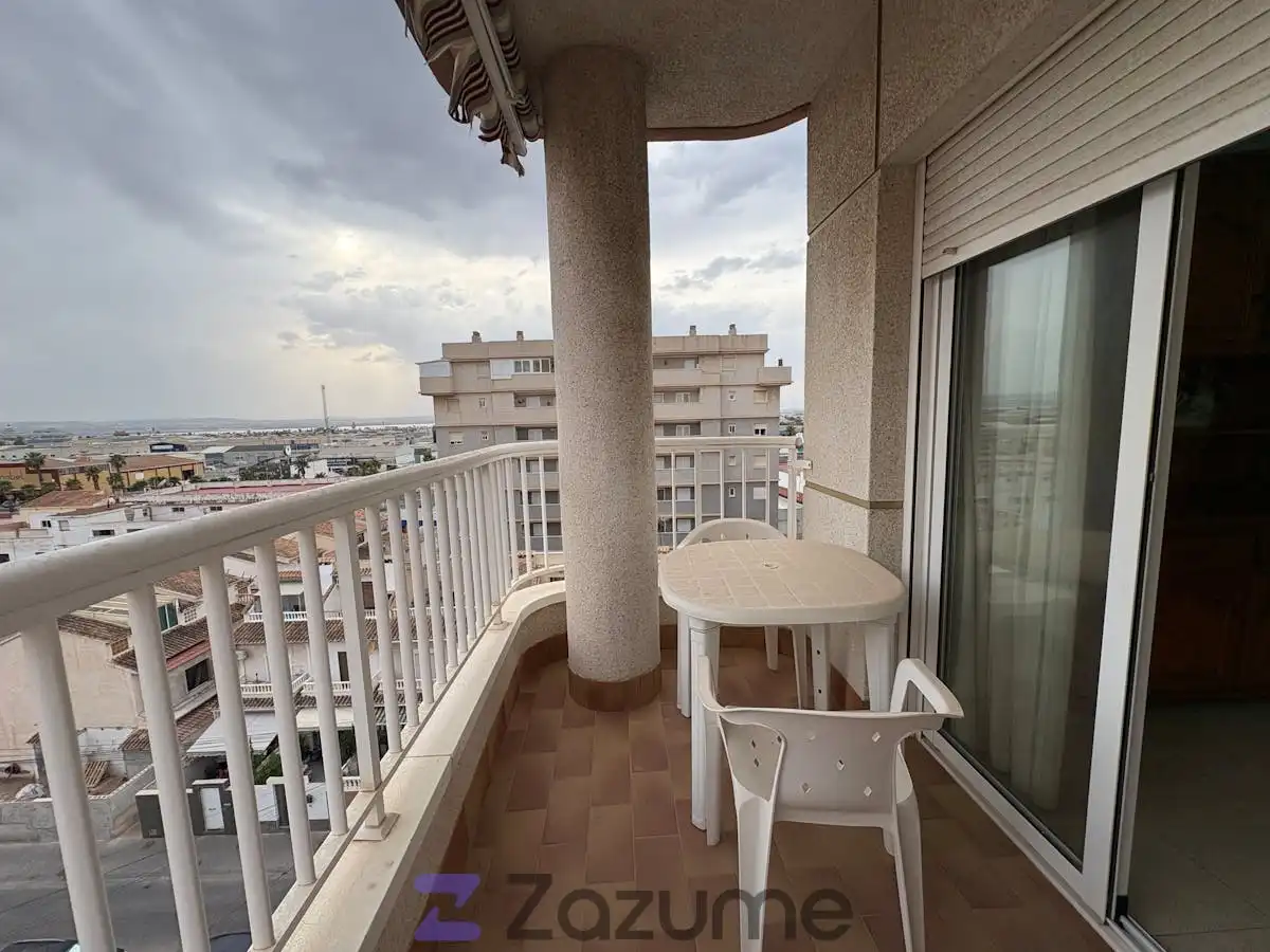 Terraza de Piso de alquiler en Torrevieja con Aire acondicionado, Calefacción y Terraza