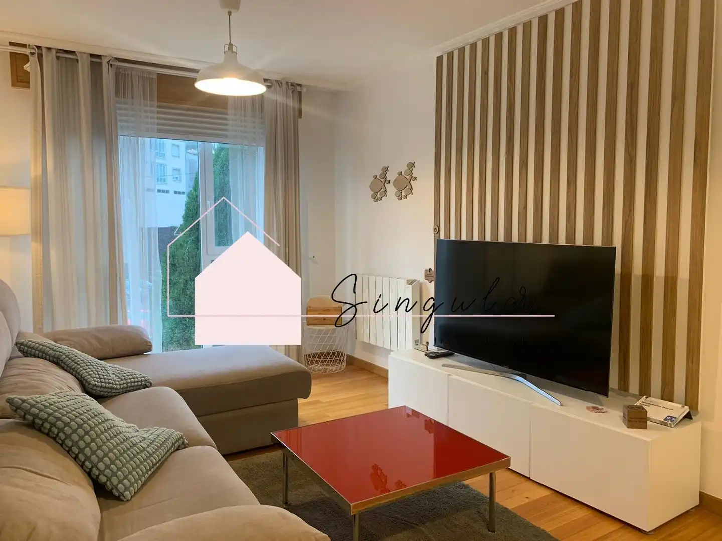 Wohnzimmer von Wohnungen zum Verkauf in Ribeira mit Heizung und Möbliert
