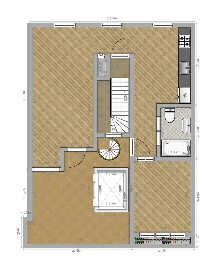 Flat for sale in Sevilla  with Air Conditioner, Terrace and Furnished