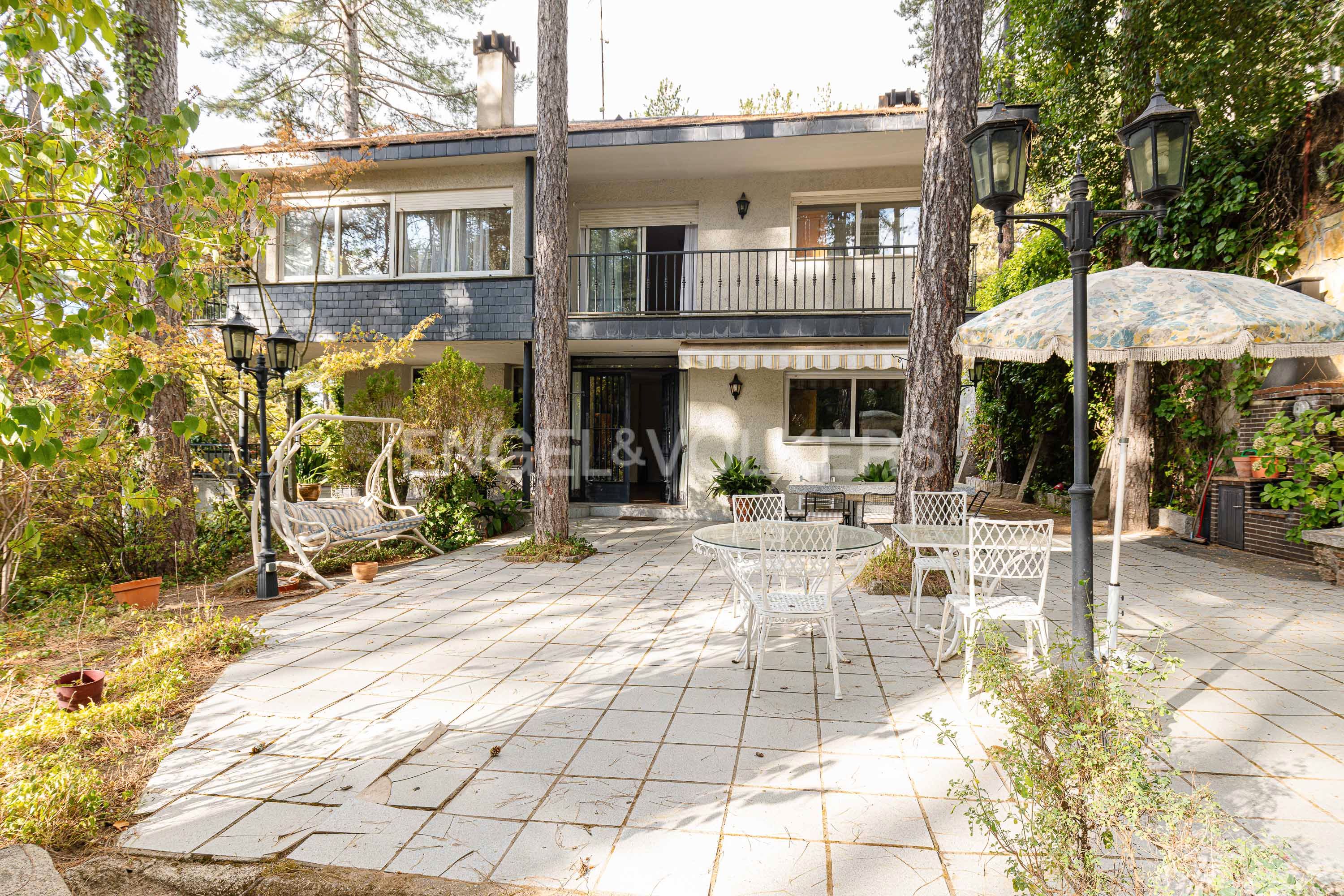 Garden of House or chalet for sale in San Lorenzo de El Escorial  with Heating, Private garden and Terrace