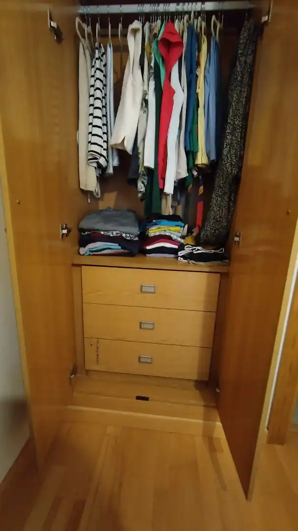 Bedroom of Flat for rent in Málaga  with Air Conditioner, Parquet flooring and Furnished