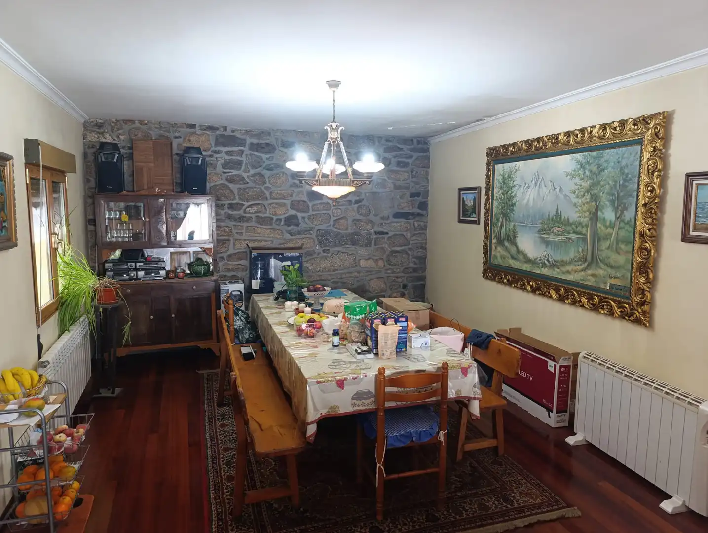 Comedor de Casa o chalet en venta en O Saviñao  con Jardín privado, Amueblado y Balcón