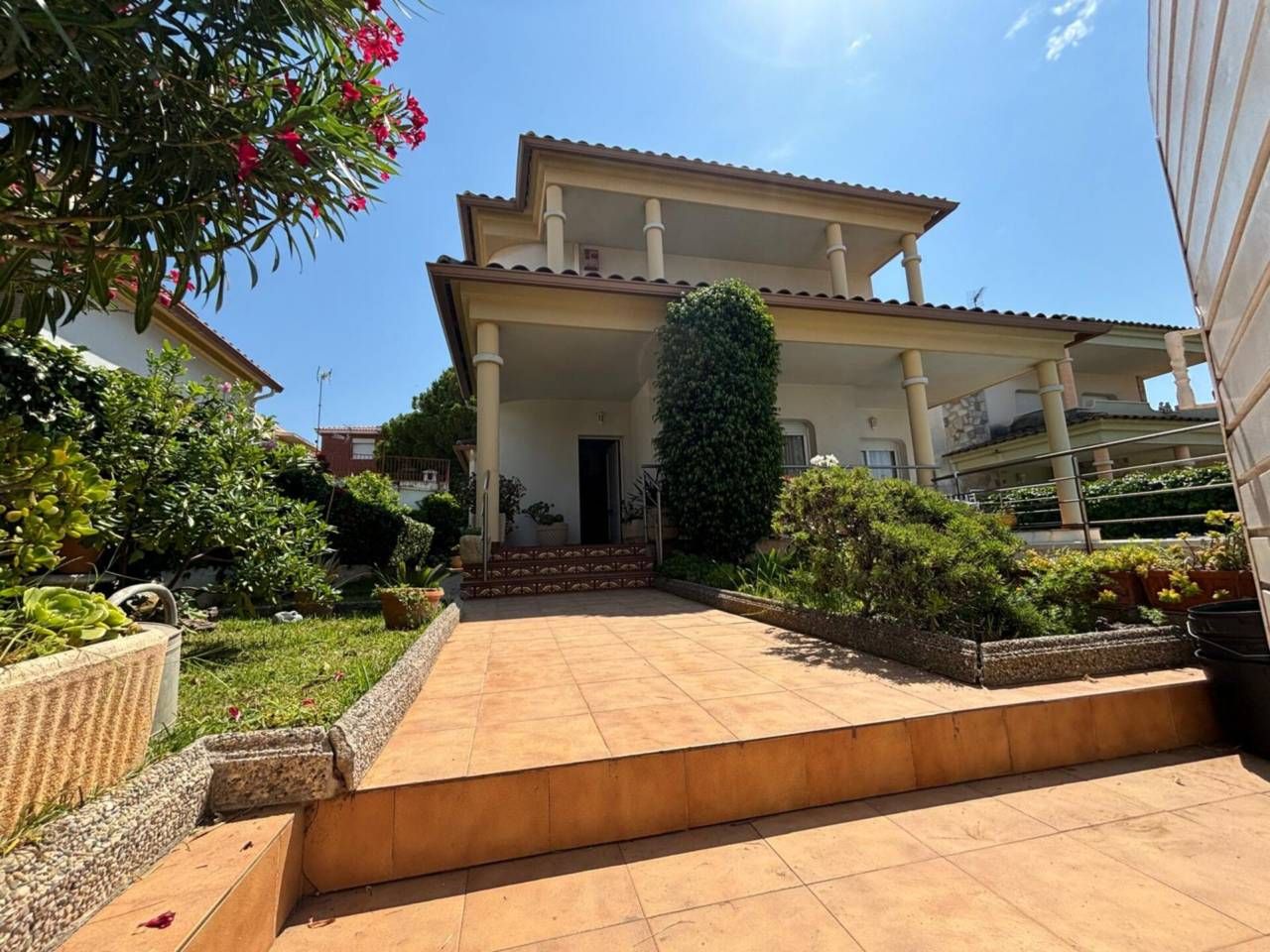 Exterior view of House or chalet for sale in Cubelles  with Air Conditioner, Heating and Private garden