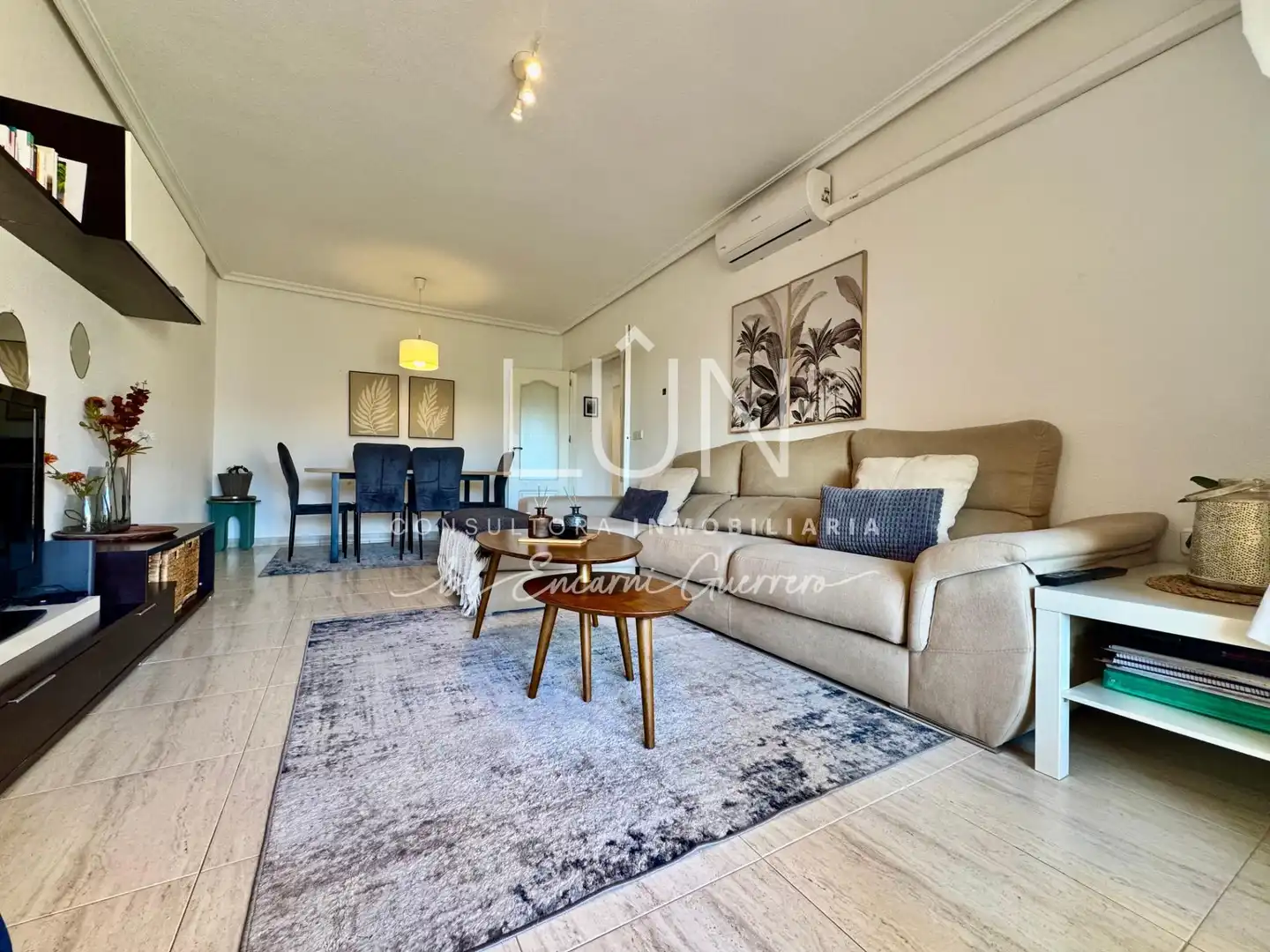 Sala de estar de Piso en venta en Molina de Segura con Aire acondicionado, Terraza y Piscina comunitaria