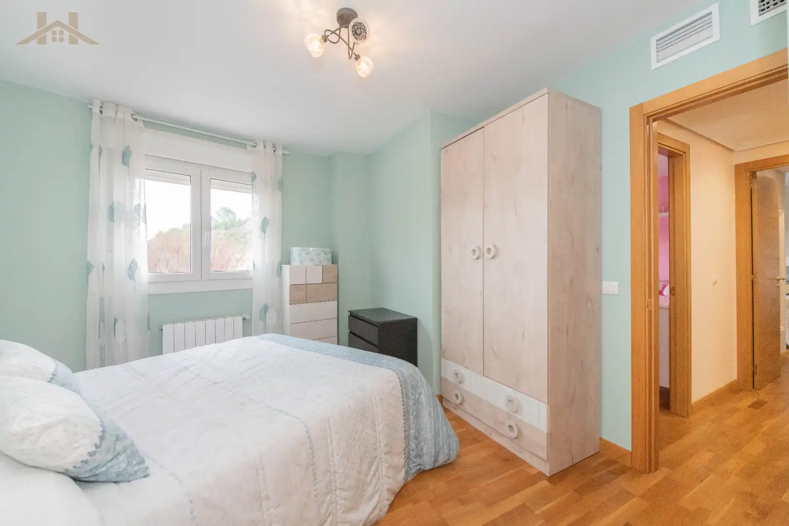 Bedroom of Flat for sale in Arganda del Rey  with Air Conditioner, Heating and Parquet flooring