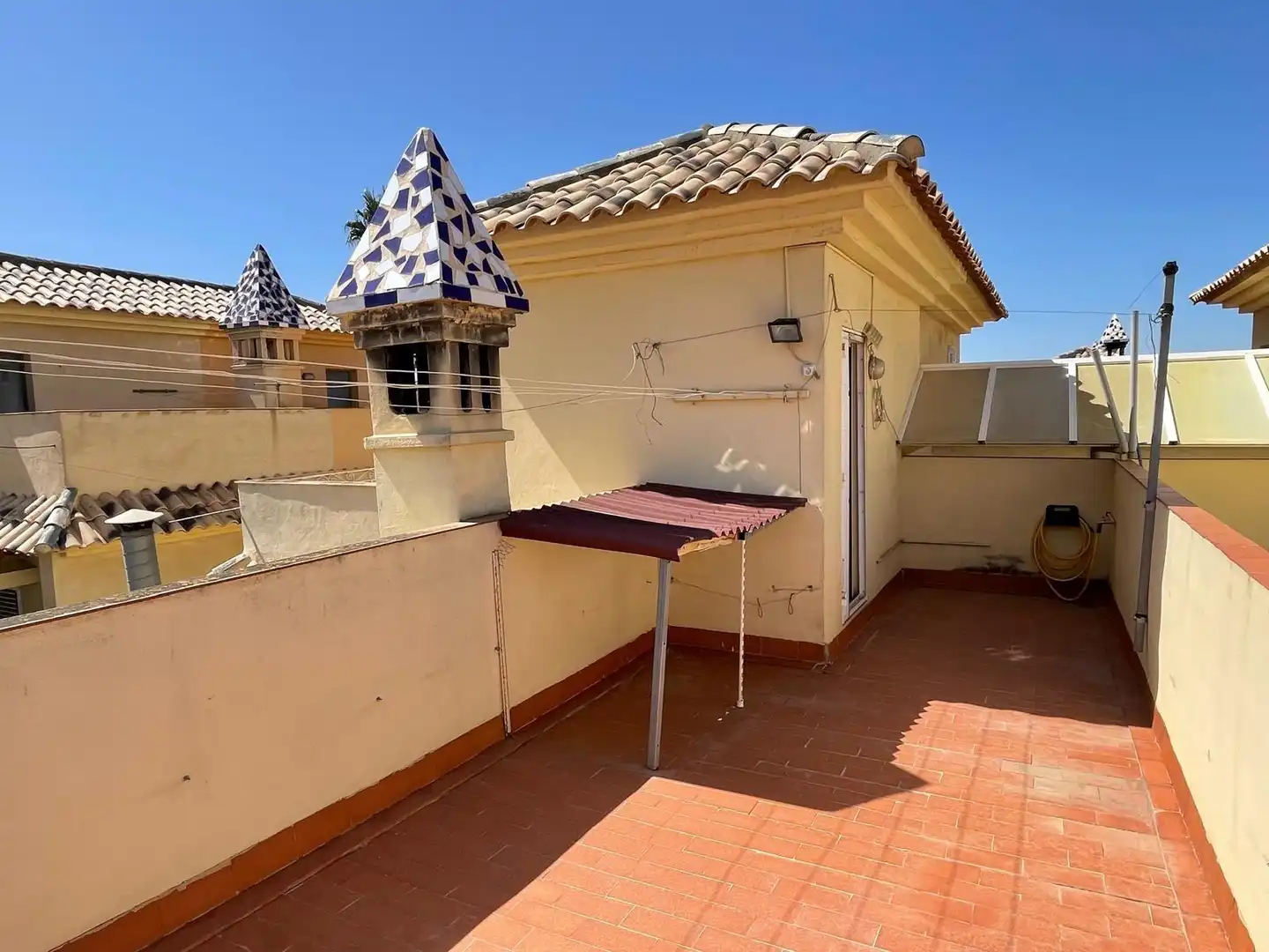 Terraza de Casa o chalet de alquiler en Santa Pola con Aire acondicionado, Amueblado y Piscina comunitaria