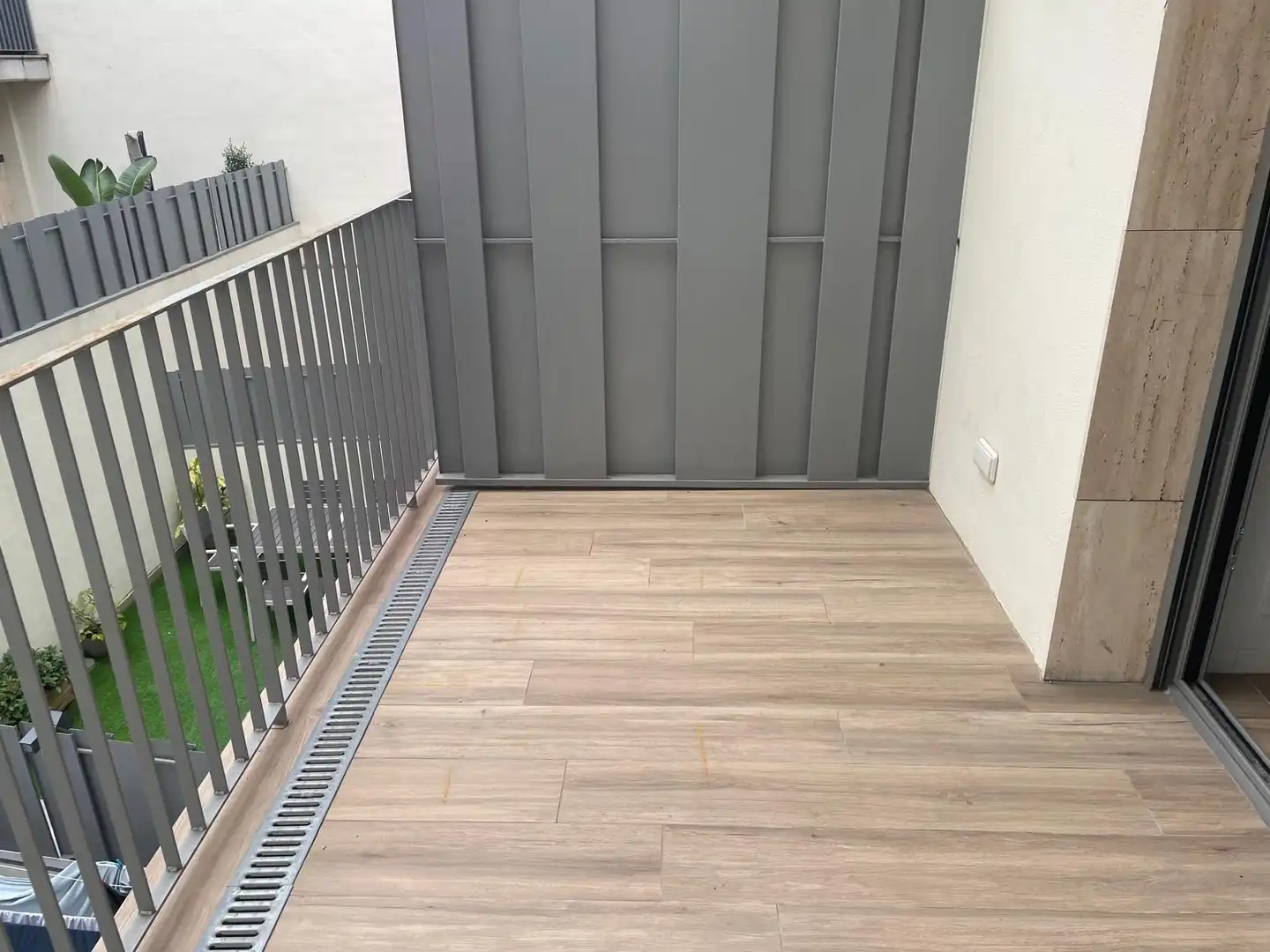 Terrasse von Wohnung zum Verkauf in Palamós mit Klimaanlage, Möbliert und Ofen