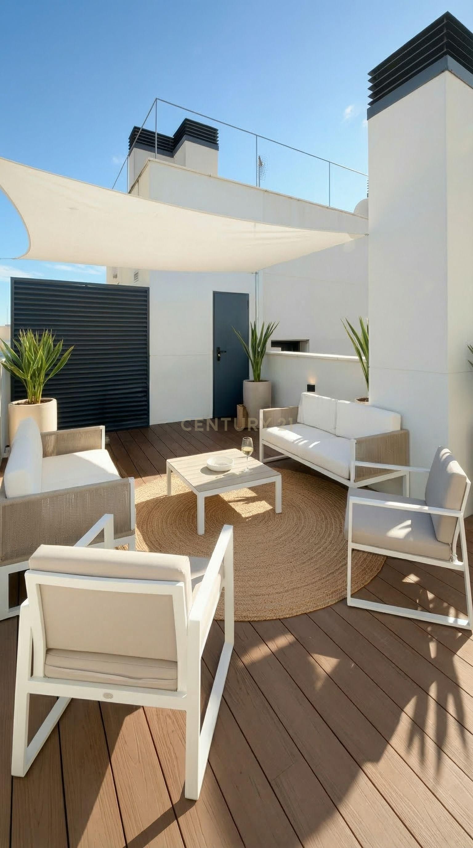 Terrassa de Apartament en venda en  Madrid Capital amb Aire condicionat, Forn i Rentadora