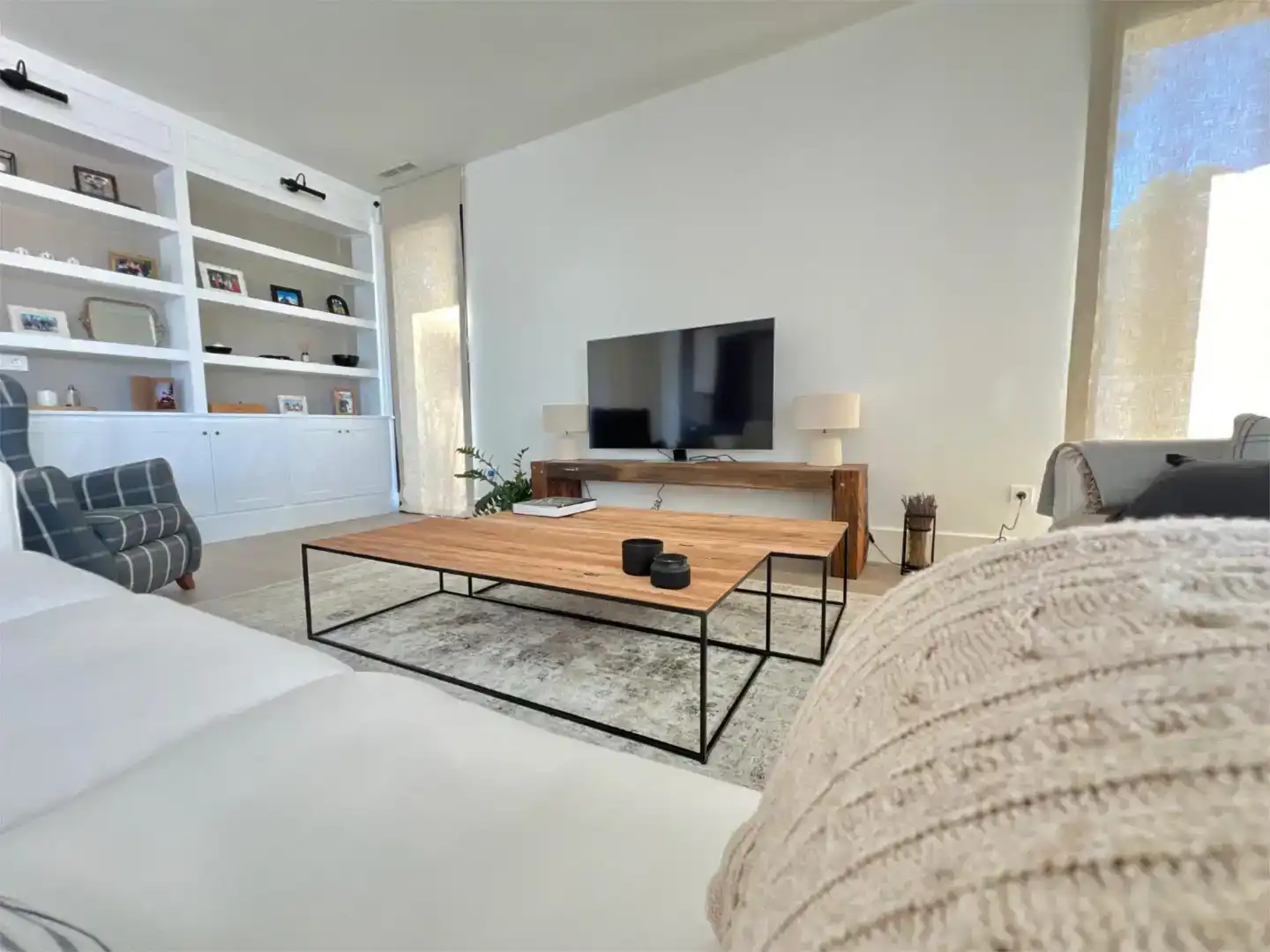 Sala d'estar de Pis en venda en Biar amb Aire condicionat, Jardí privat i Traster