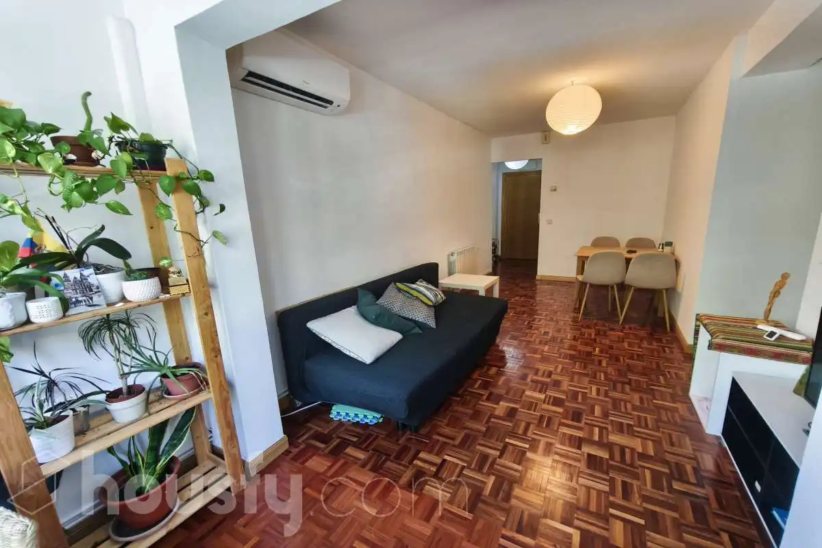 Sala de estar de Piso de alquiler en Getafe con Aire acondicionado, Calefacción y Parquet