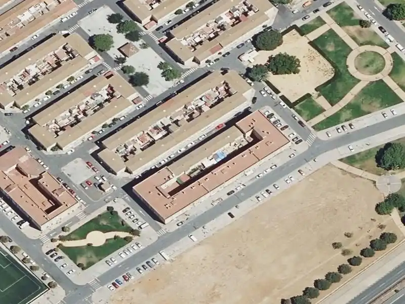 Vista exterior de Piso en venta en Huelva
