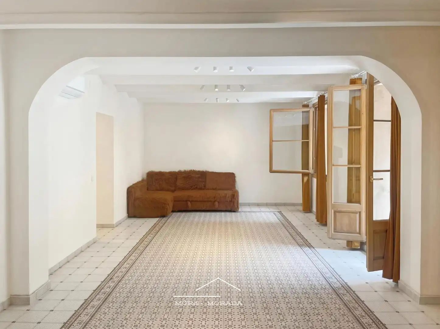 Living room of Lofts for rent in Barcelona  with Air Conditioner, Private garden and Furnished