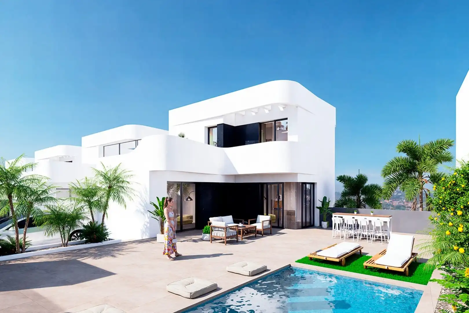 Chalet con piscina en venta en La Finca Golf Resort
