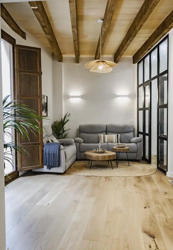 Sala de estar de Edificio en venta en  Palma de Mallorca
