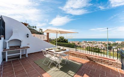 Terrace of Single-family semi-detached for sale in Rincón de la Victoria  with Air Conditioner, Terrace and Oven