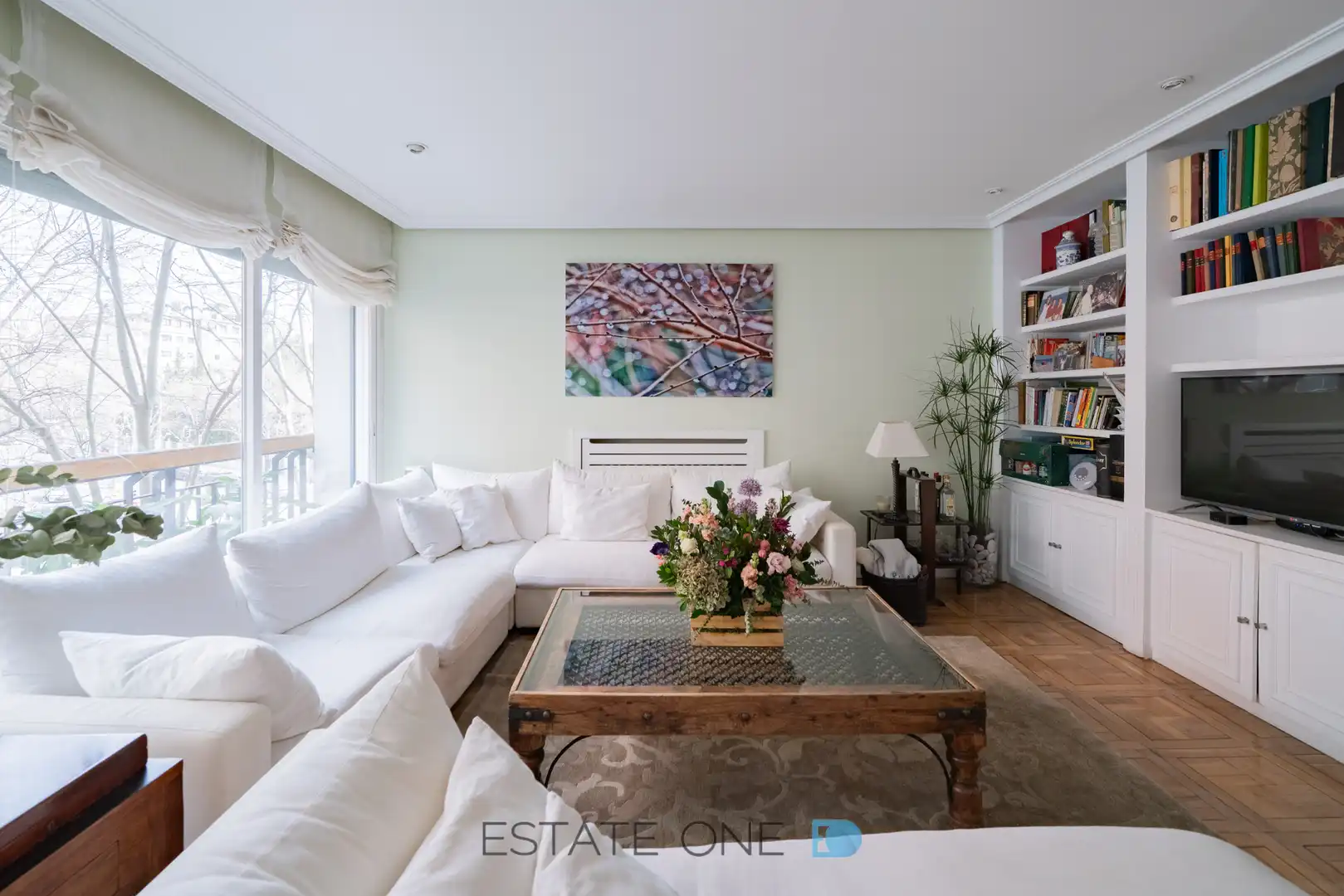 Wohnzimmer von Wohnung zum Verkauf in Madrid mit Klimaanlage, Heizung und Abstellraum