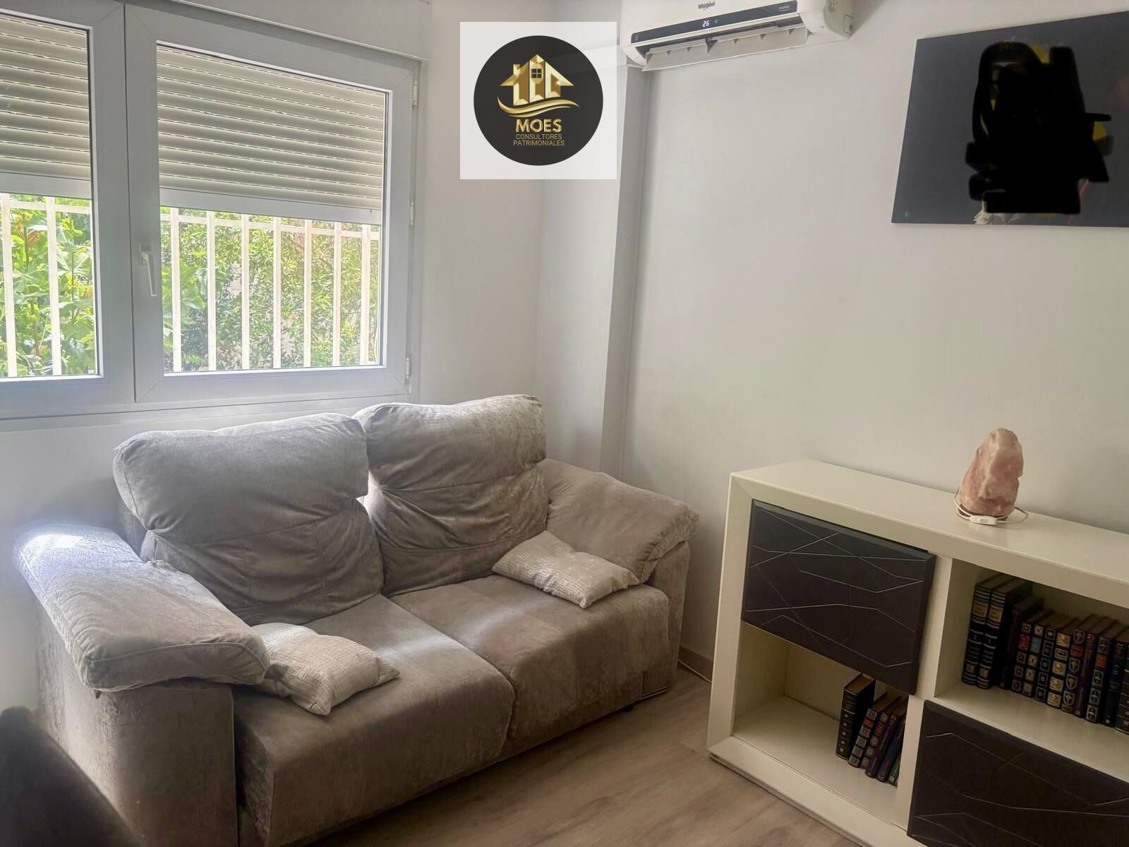 Living room of Flat for sale in  Jaén Capital  with Air Conditioner, Private garden and Terrace