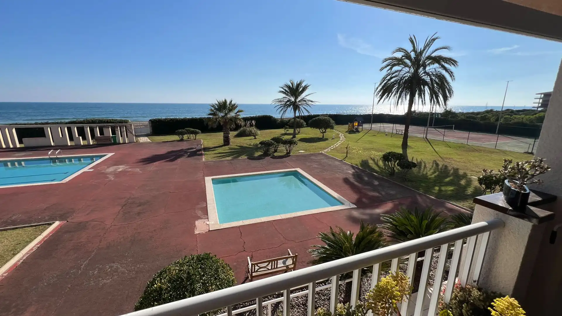 Schwimmbecken von Wohnung zur Miete in Gavà mit Heizung, Parkett und Terrasse