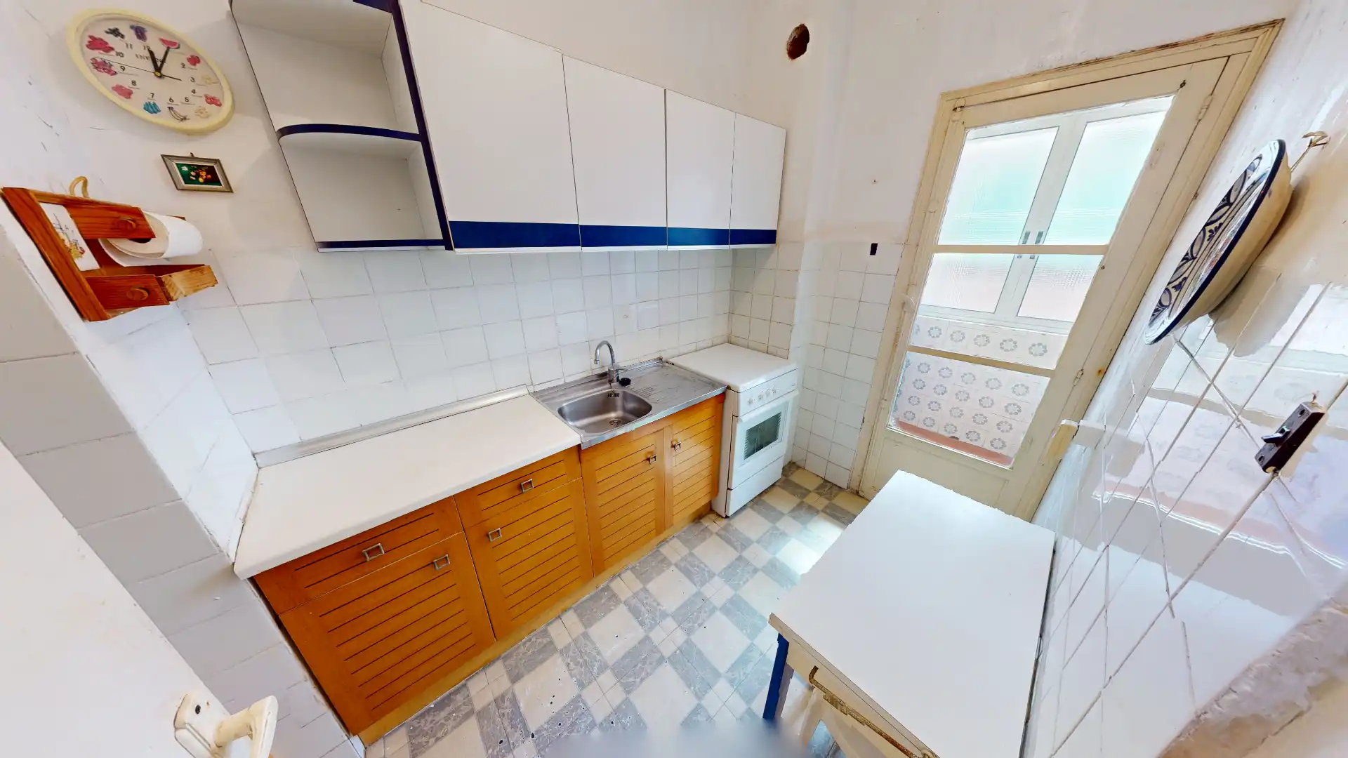 Küche von Wohnung zum Verkauf in El Campello mit Möbliert, Ofen und Waschmaschine