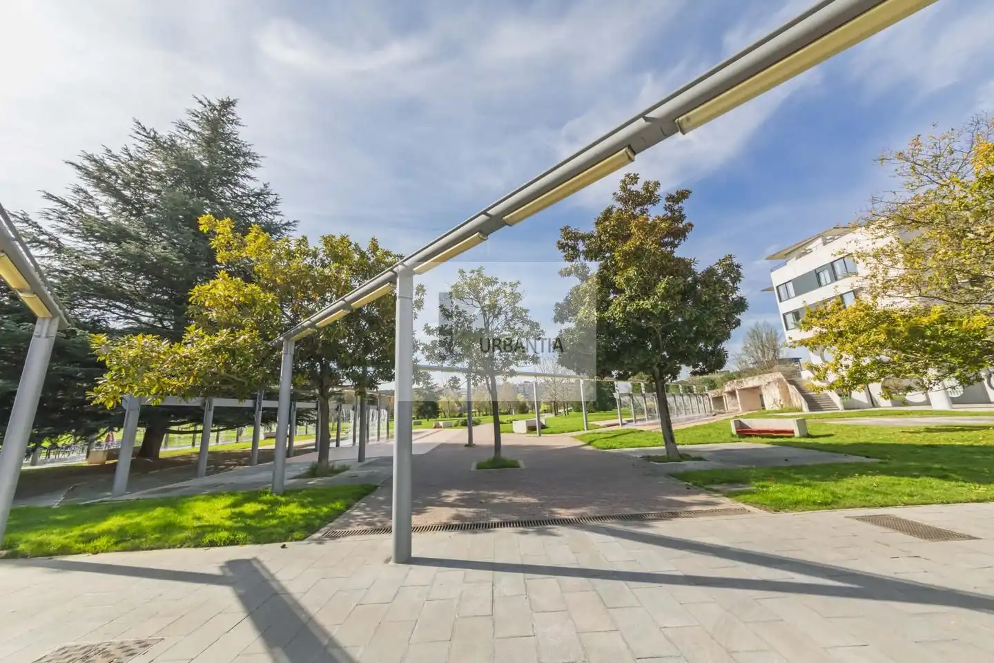 Vista exterior de Piso en venta en  Pamplona / Iruña con Calefacción, Parquet y Terraza