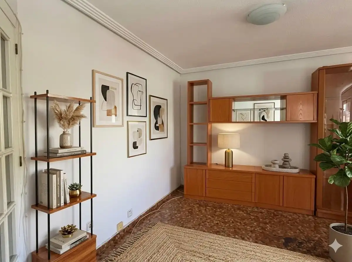 Sala d'estar de Pis en venda en Murcia amb Aire condicionat i Balcó