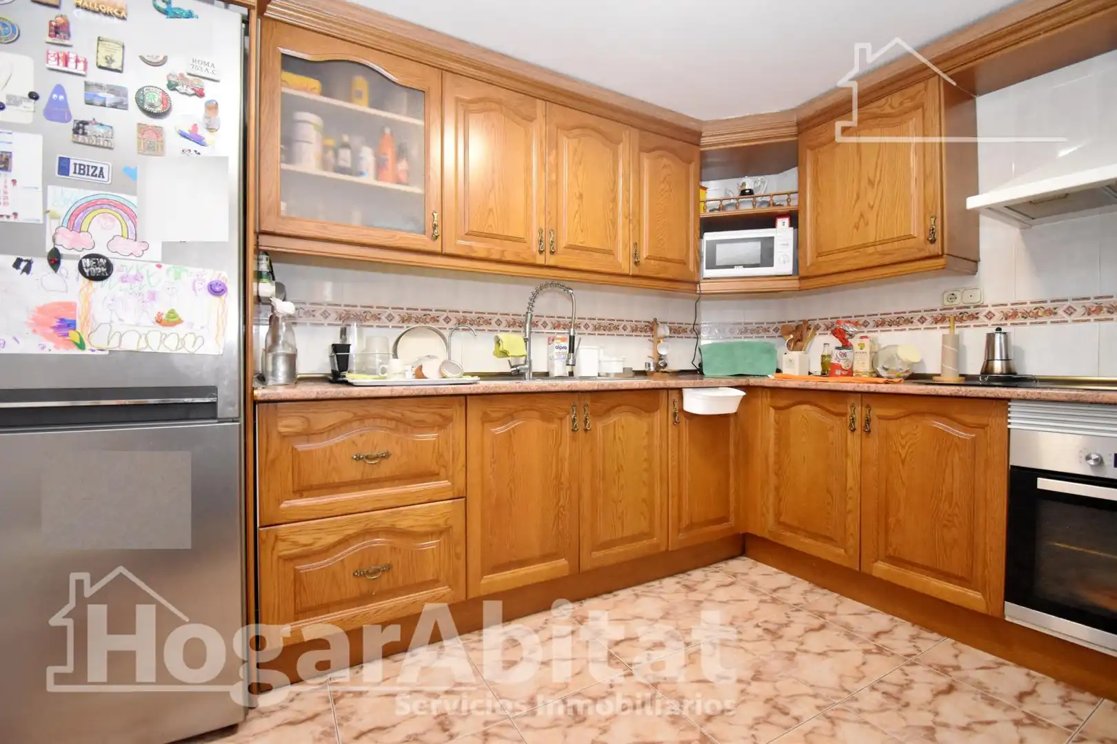 Cocina de Casa o chalet en venta en Castellón de la Plana / Castelló de la Plana con Aire acondicionado, Calefacción y Terraza