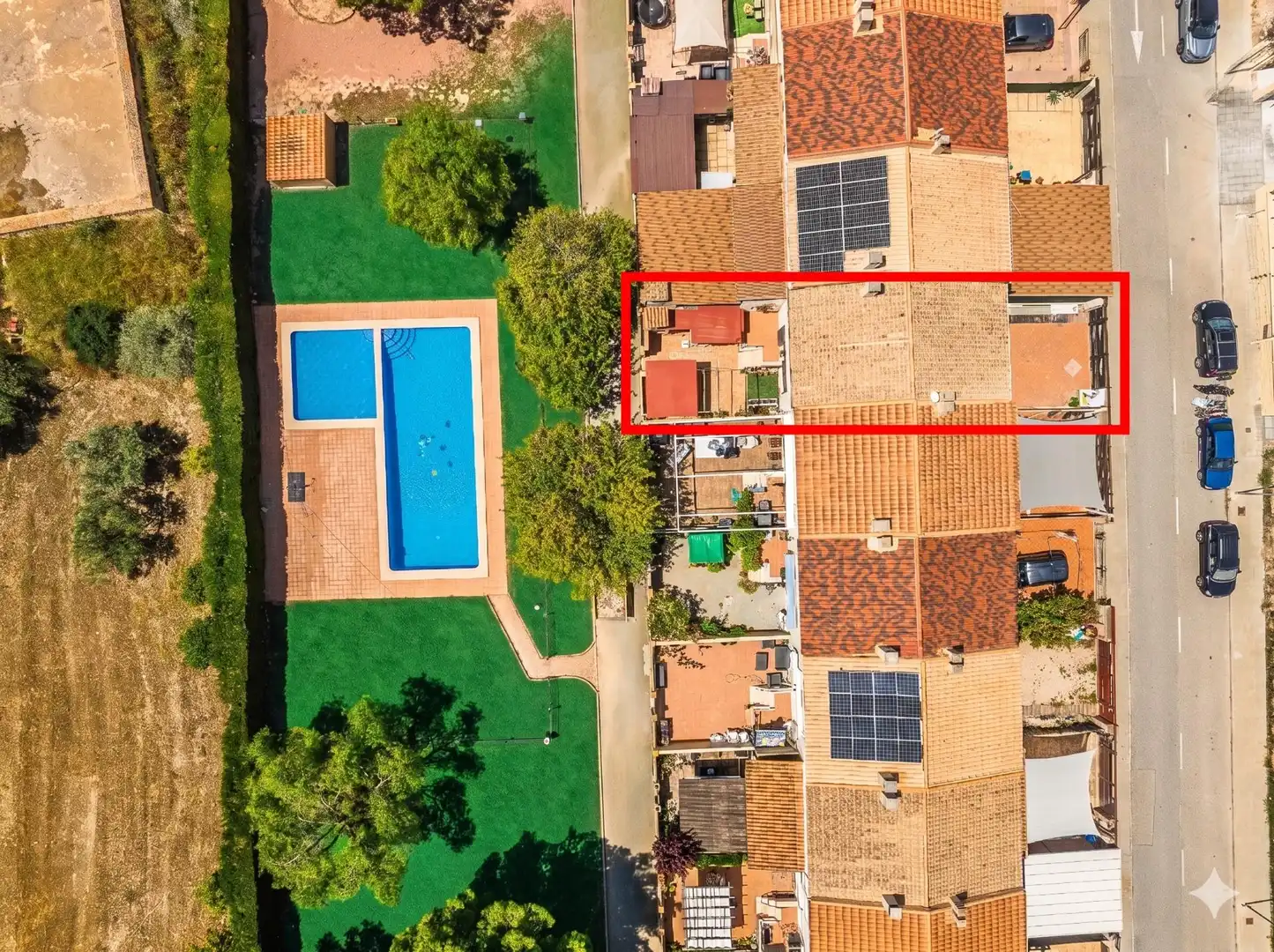 Vista exterior de Casa adosada en venda en Aspe amb Piscina comunitària