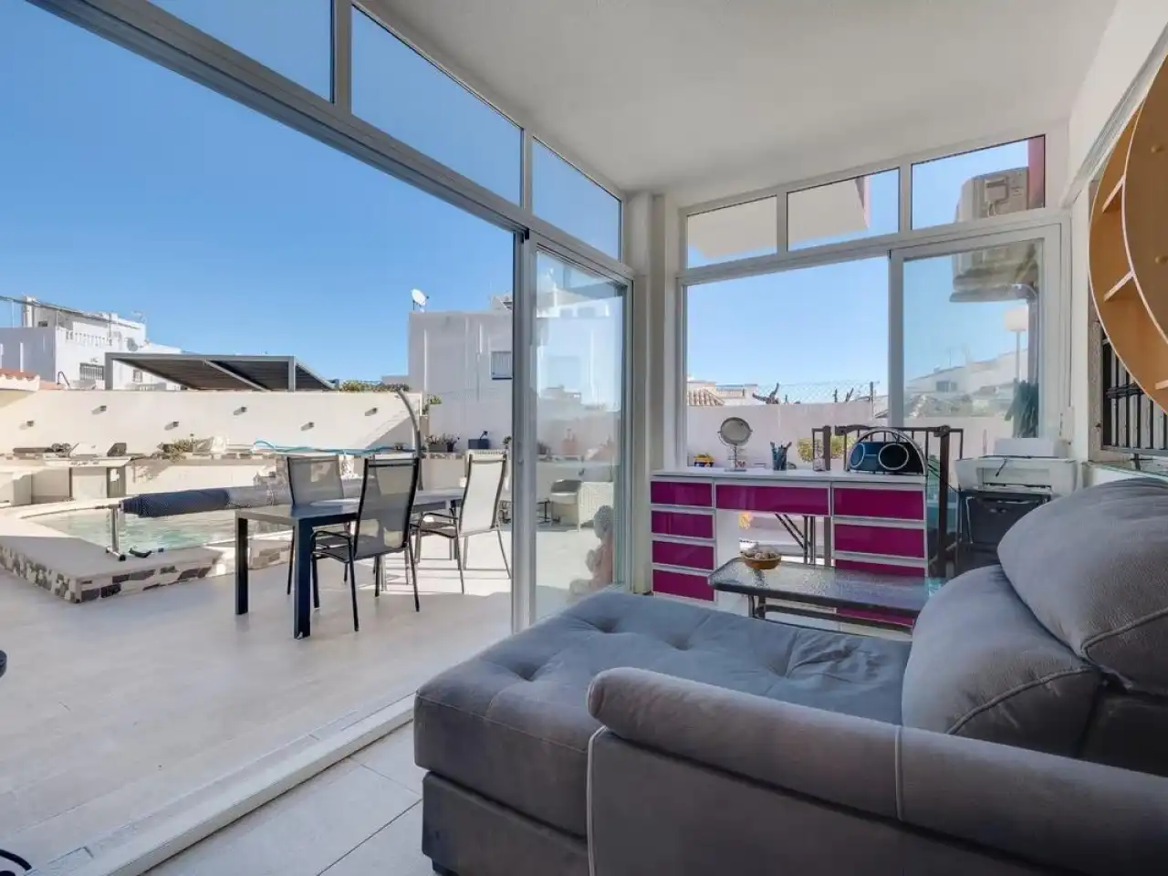 Terrassa de Casa o xalet en venda en Orihuela amb Aire condicionat, Calefacció i Jardí privat