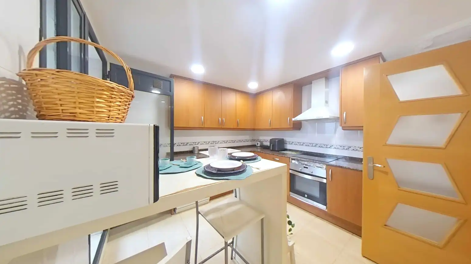Kitchen of Flat for sale in Puçol  with Air Conditioner, Parquet flooring and Terrace