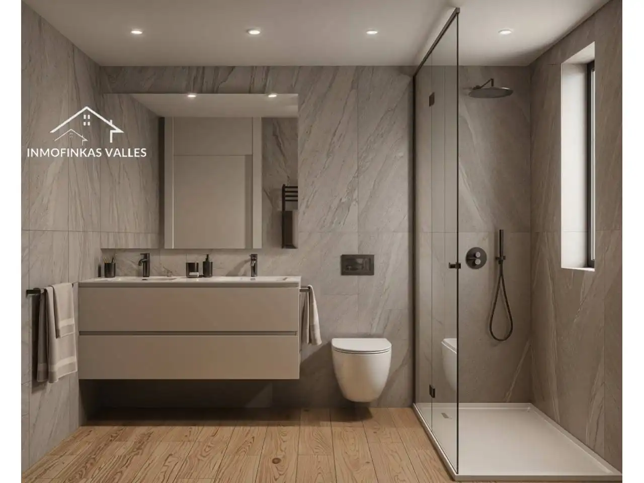 Baño de Casa o chalet en venta en Santa Eulàlia de Ronçana con Aire acondicionado, Calefacción y Jardín privado