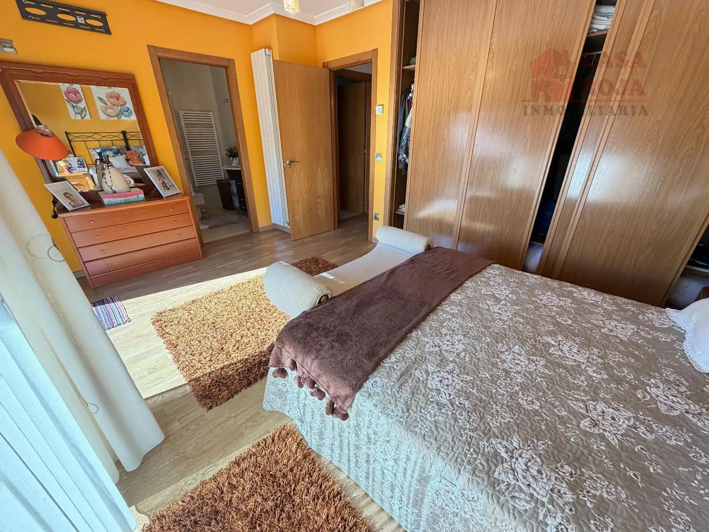 Bedroom of Detached homes for sale in Moaña  with Heating, Parquet flooring and Terrace
