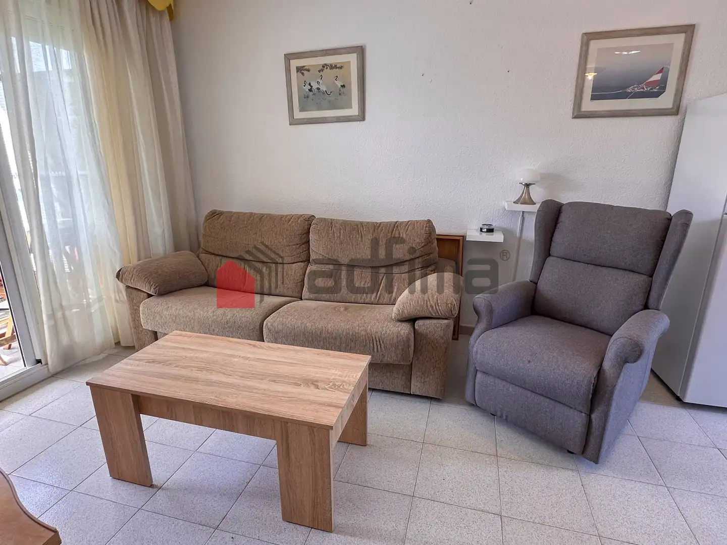 Sala d'estar de Apartament en venda en Altafulla amb Moblat i Balcó