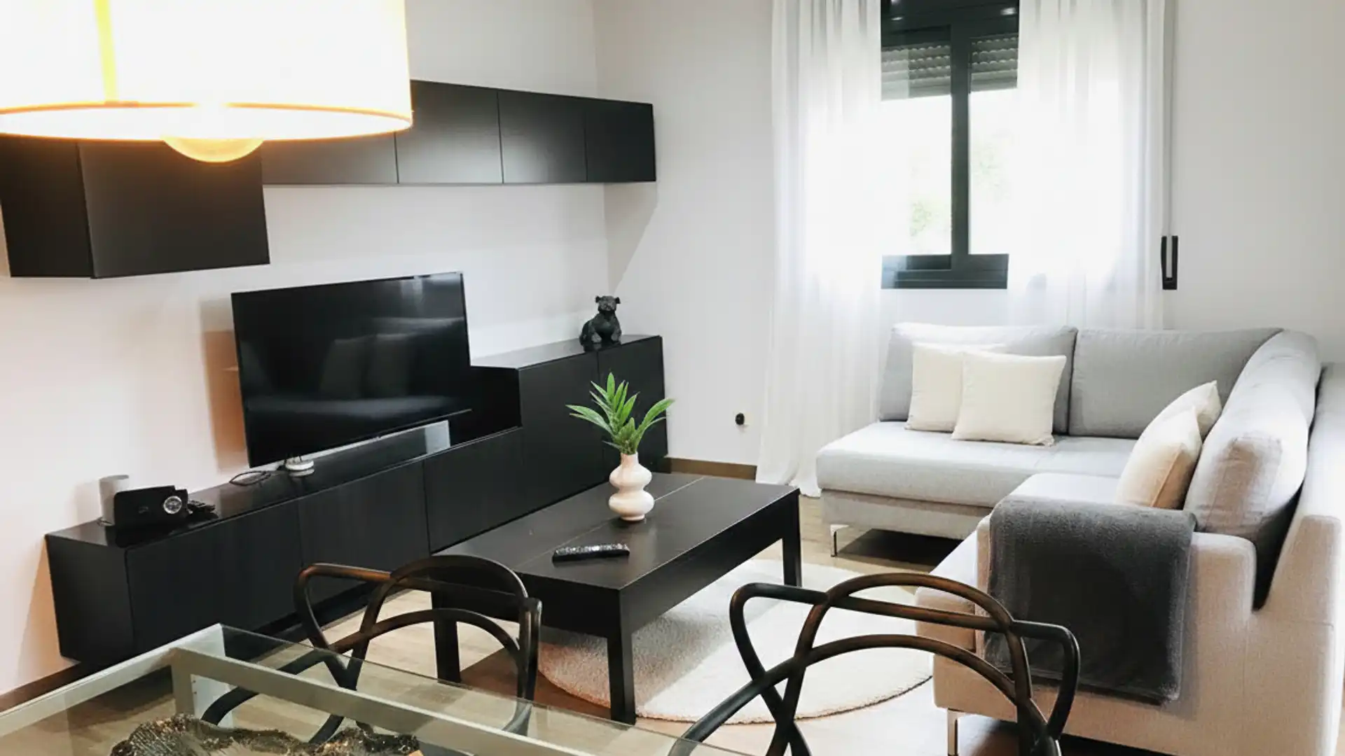 Sala d'estar de Pis en venda en Salt amb Aire condicionat, Calefacció i Parquet